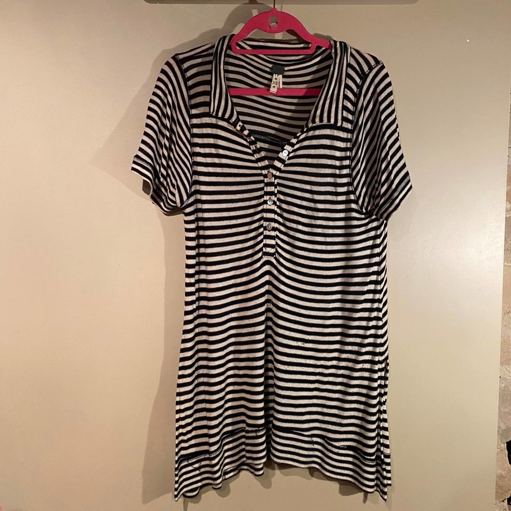 Free People Long Polo shirt